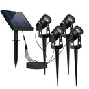 Roundy - Solar Spotlight - Steel - Black