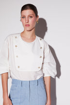 Chemise Poppy - Off-White - Femme