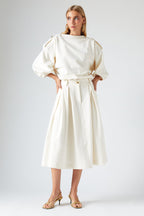 Falda Keaton Crema