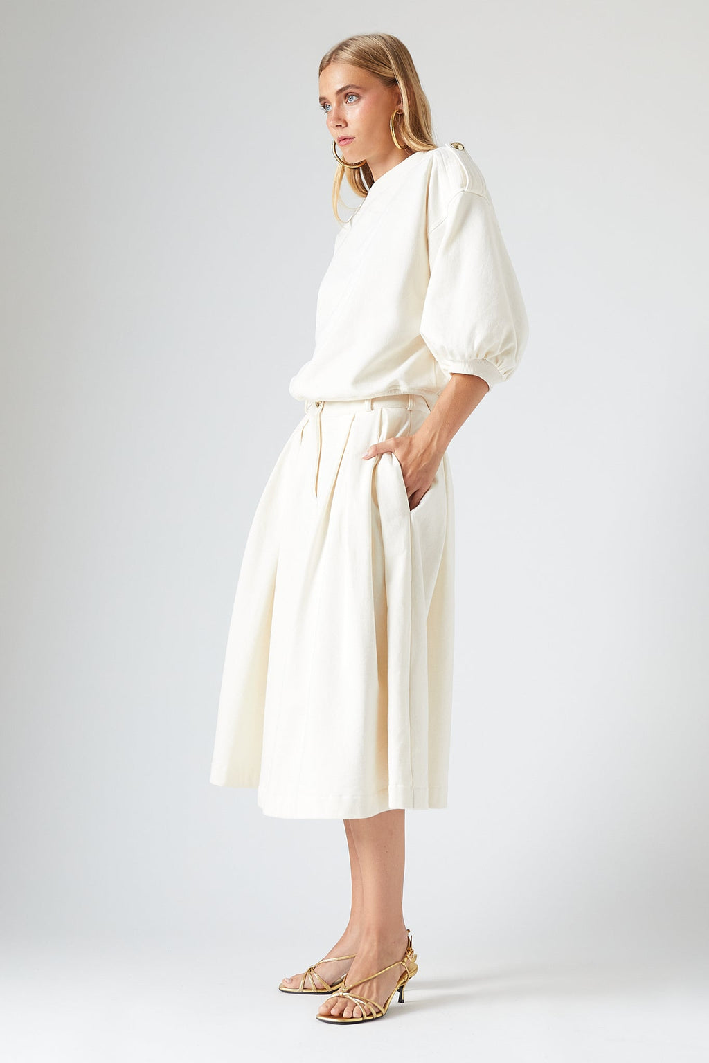 Falda Keaton Crema
