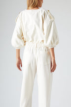 Pantalon Thais Cream