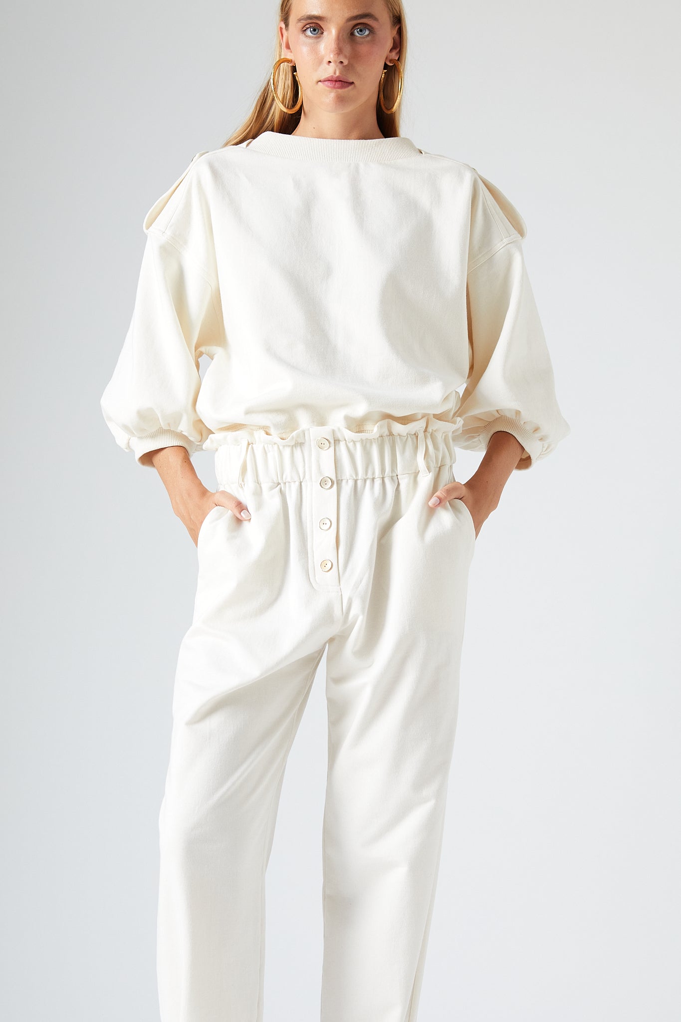 Pantalon Thais Cream