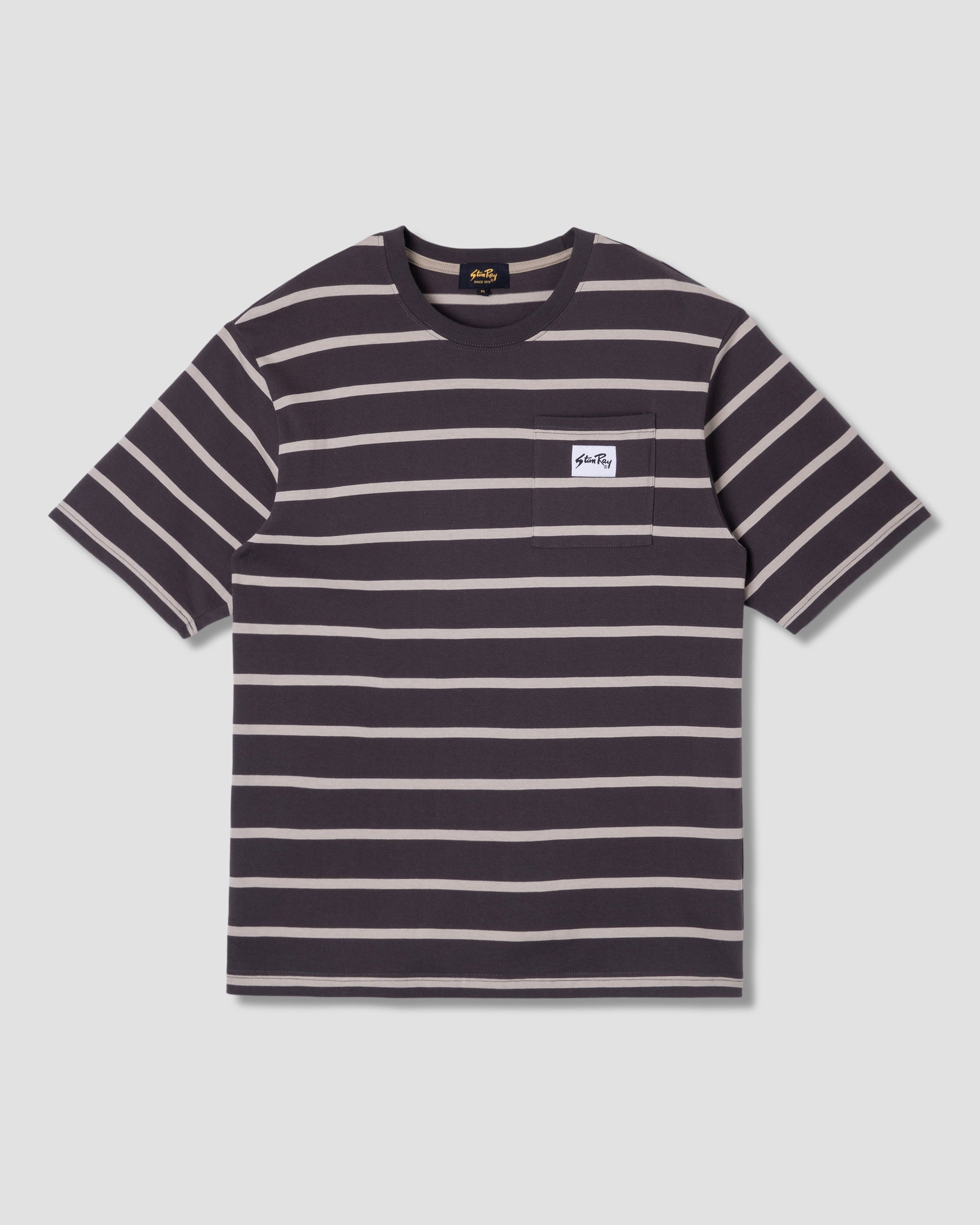Camiseta Stripe - Raven/Eucalyptus