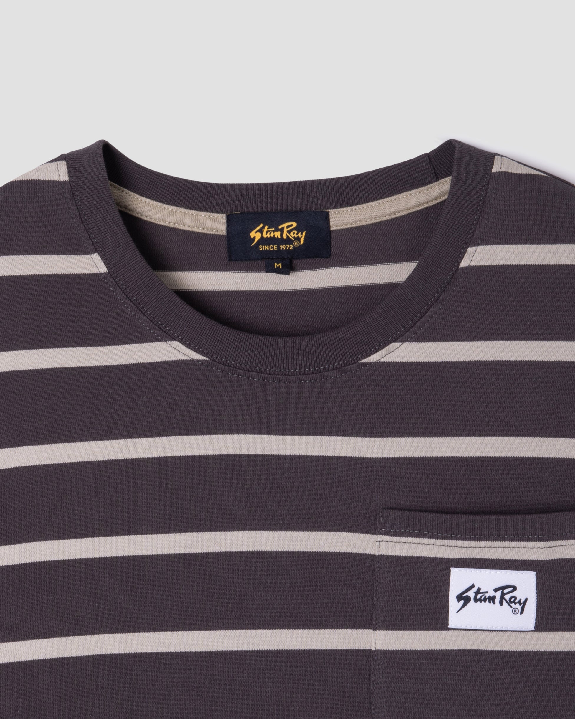 Camiseta Stripe - Raven/Eucalyptus