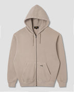 Sudadera con capucha y cremallera Patch - Eucalipto