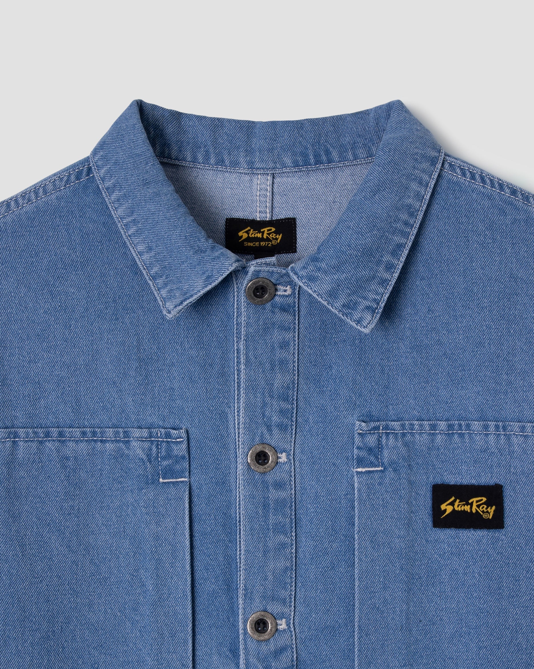 Chemise Painters Pop Over - Mid Stone Denim