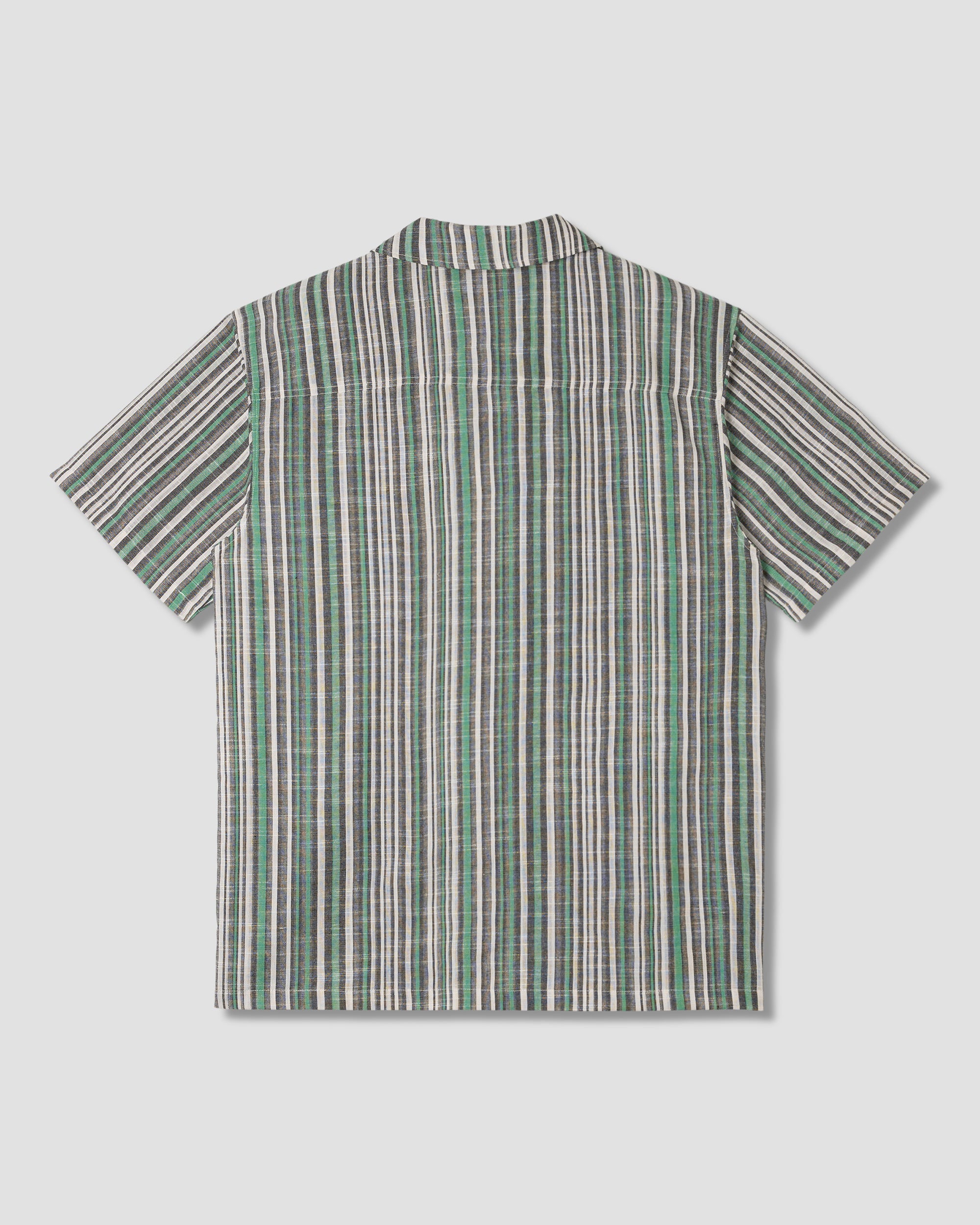 Tour Shirt - Black/Green Stripe