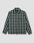 Camisa Zip - Cuadros Verdes