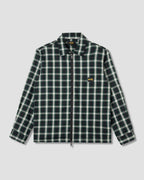 Camisa Zip - Cuadros Verdes