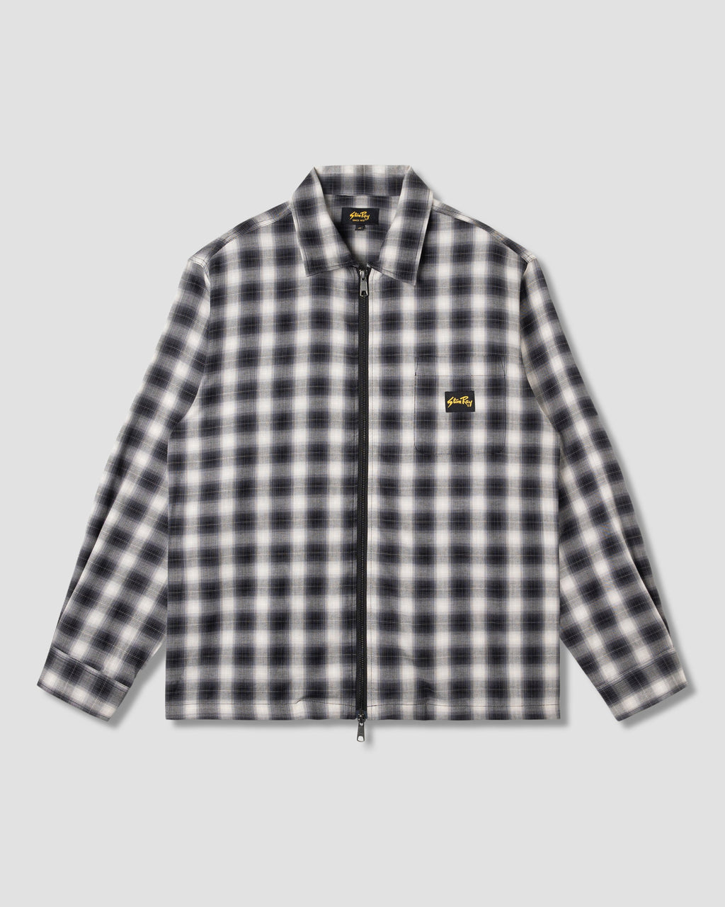 Zip Shirt - Black Check