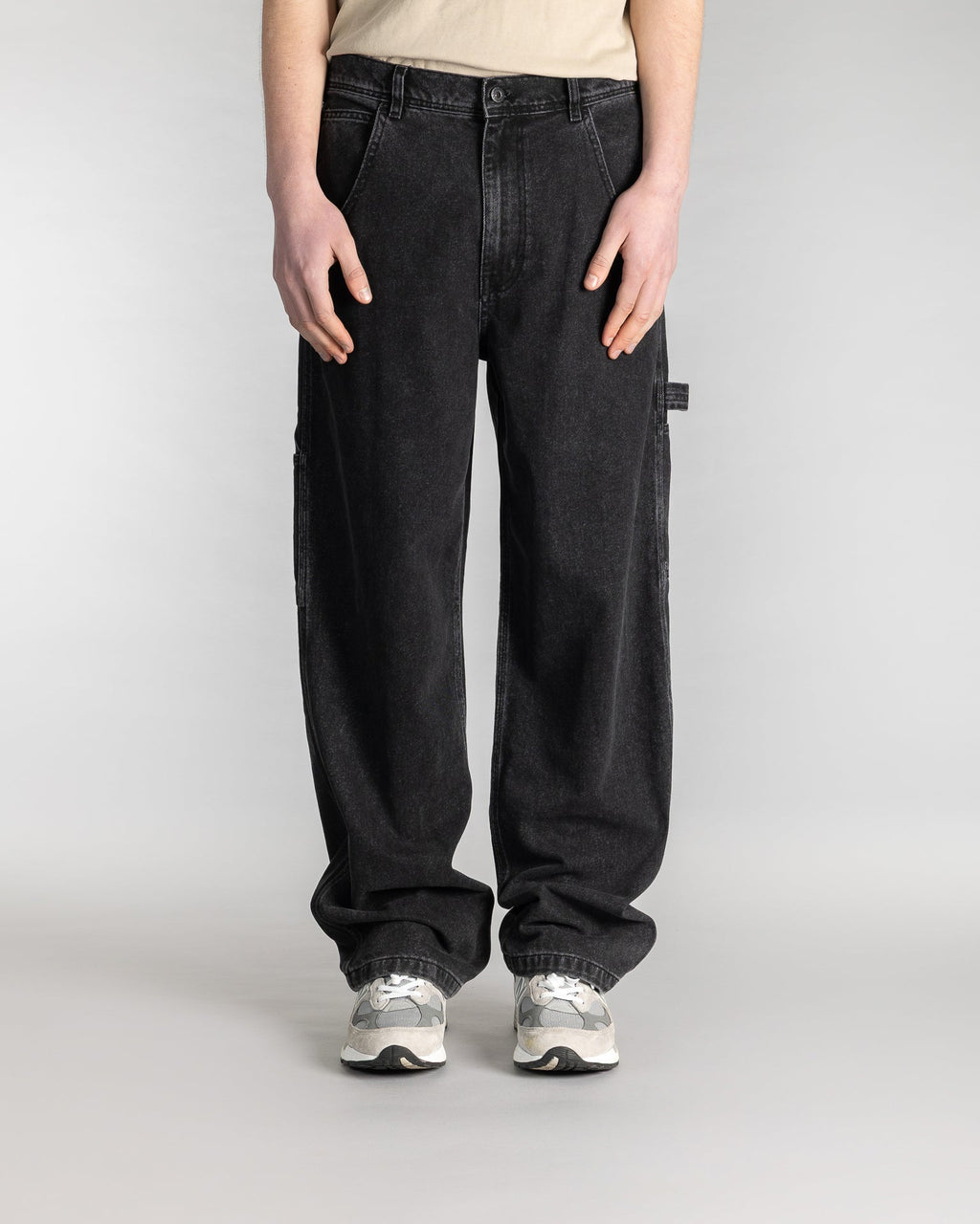Pantalon Big Job Painter - Washed Black Denim