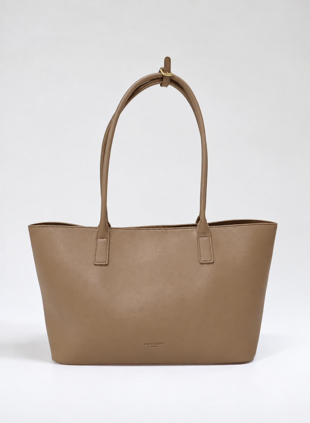 Cabas Moyen Format En Cuir - Fauve