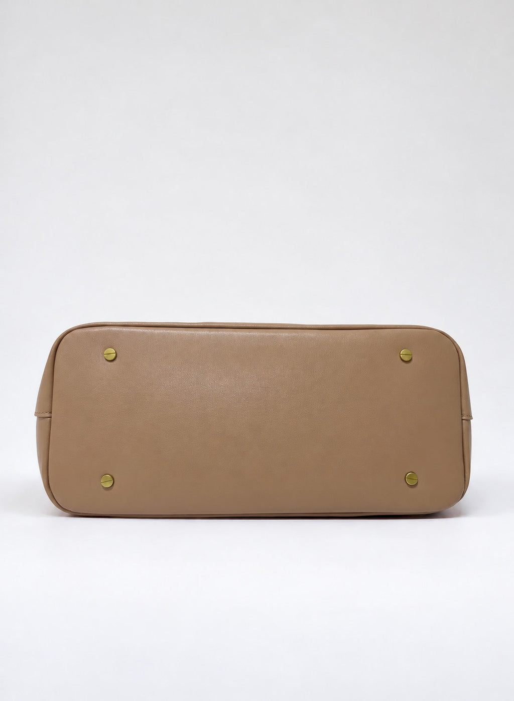 Cabas Moyen Format En Cuir - Fauve
