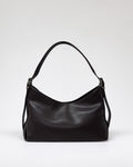 Sac Hobo En Cuir À Boucle Et Bandoulière Réglable - Marron Foncé