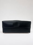 Sac Hobo En Cuir À Détail Ceinturé - Noir