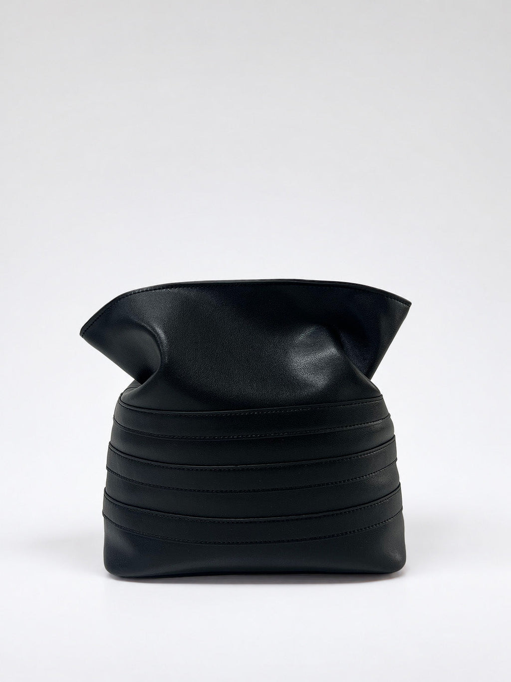 Mini Pochette En Cuir - Noir