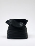 Mini Pochette En Cuir - Noir