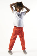 Boy's Trousers - Mustang - Tangerine