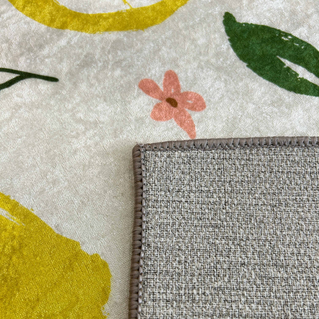 Stampa - Tapis De Cuisine D'Intérieur - Polyester Imprimé - Jaune