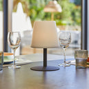 Standy Mini - Lampe De Table Sans Fil - Acier - Noir