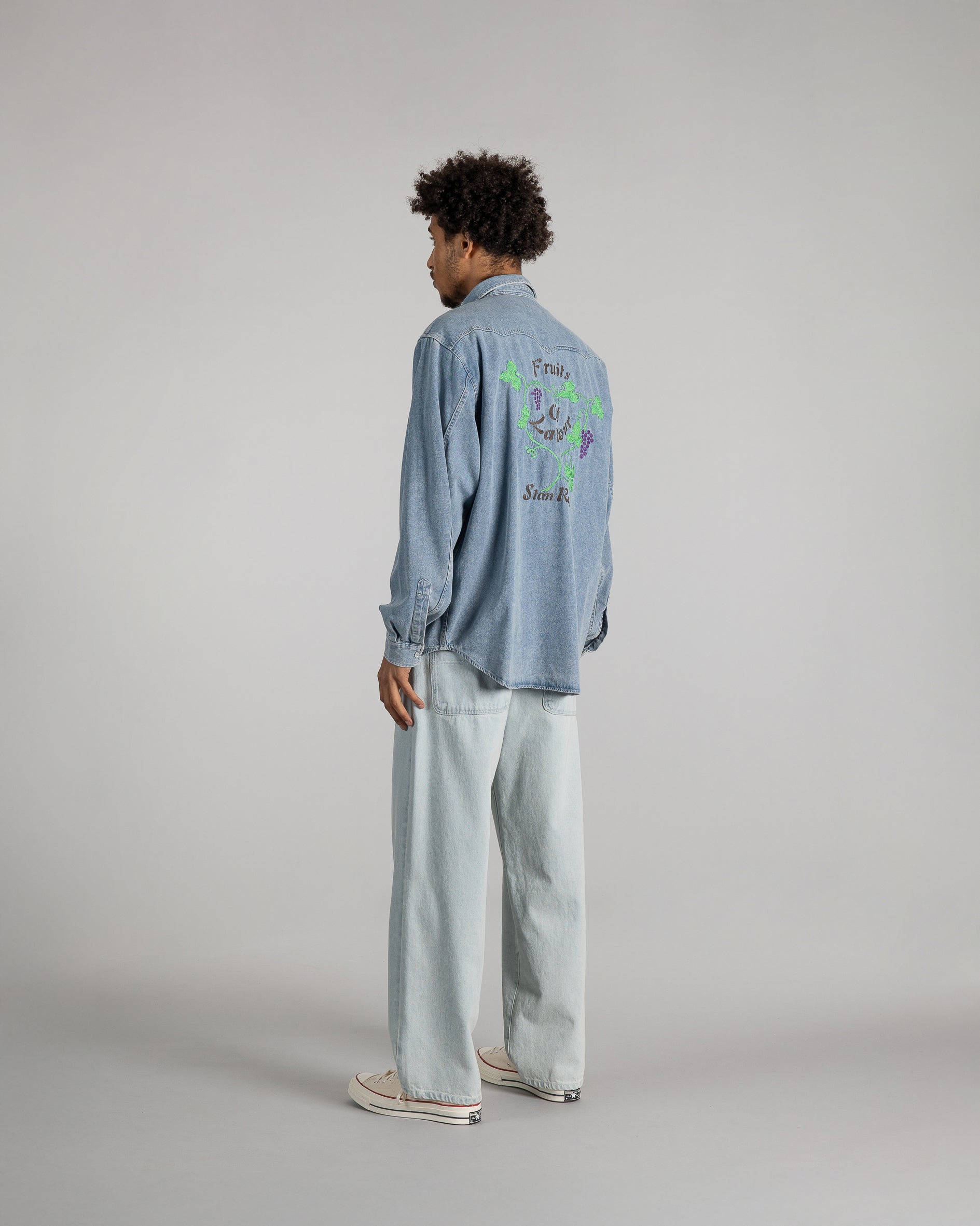 Chemise Western - Stonewashed Denim