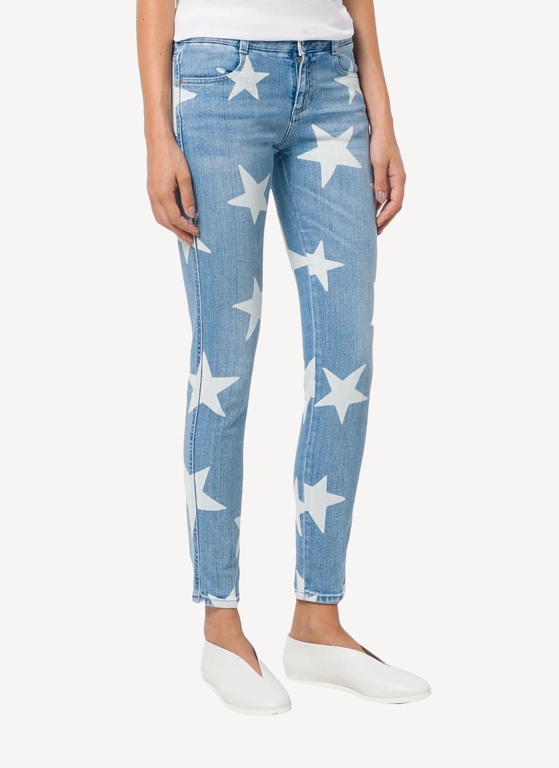 Stella Mc Cartney - Pantalón The Skinny Ankle Grazer - Classic Blue - Mujer