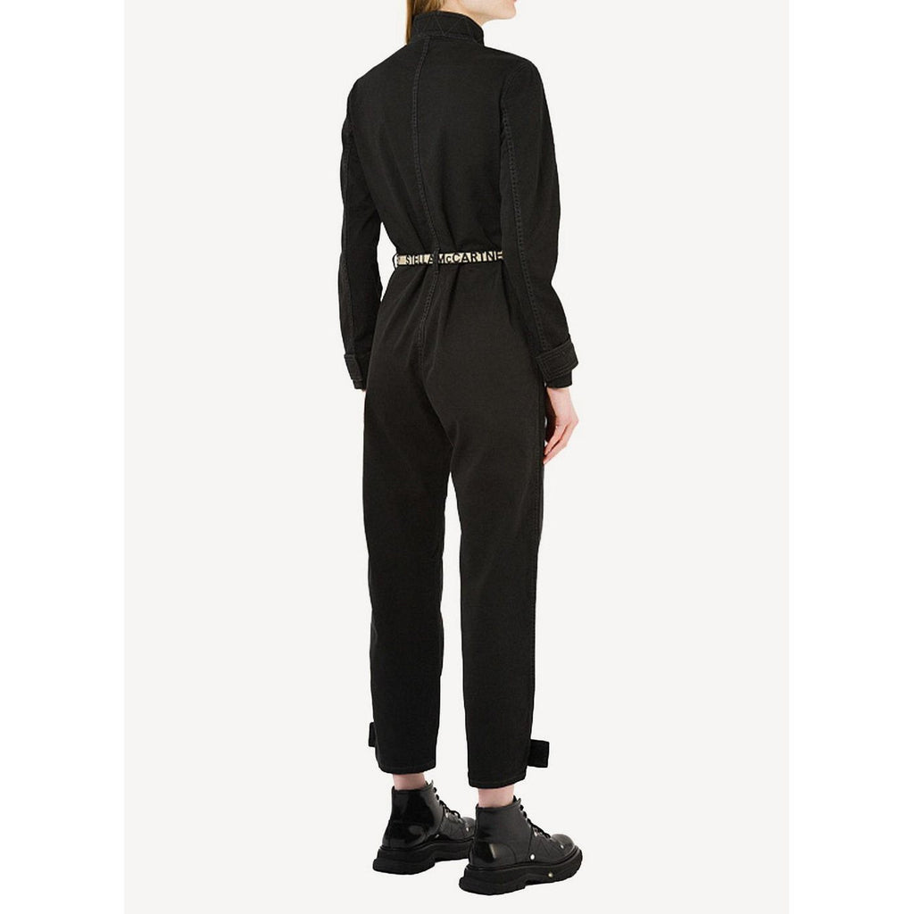 Eco Org Light S&P Jumpsuit - Black Denim Wash - Women
