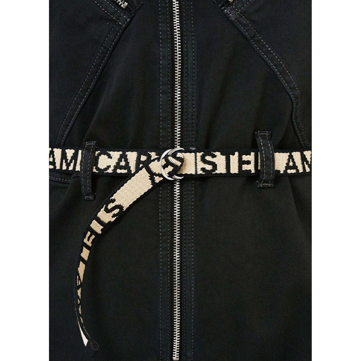 Eco Org Light S&P Jumpsuit - Black Denim Wash - Women