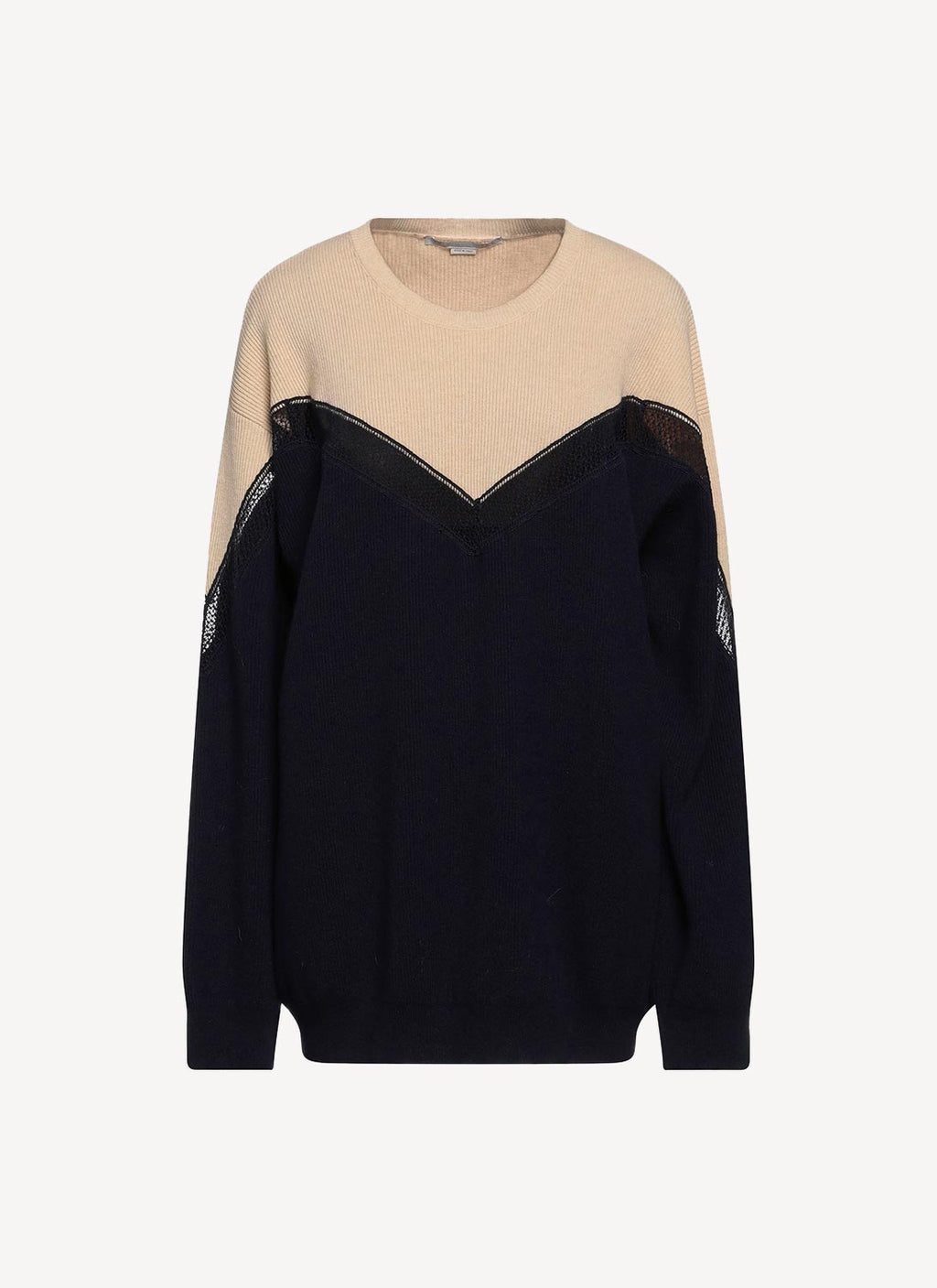 Incrusted Lace Jumper - Multicolor - Femme
