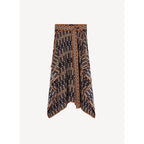 Norah Skirt - Navy/Brown - Women