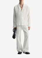 Grey Trousers - Cream - Men