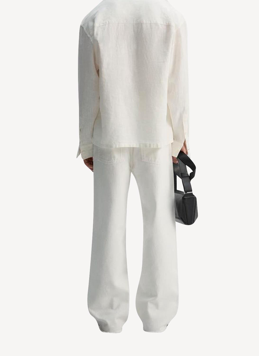 Grey Trousers - Cream - Men