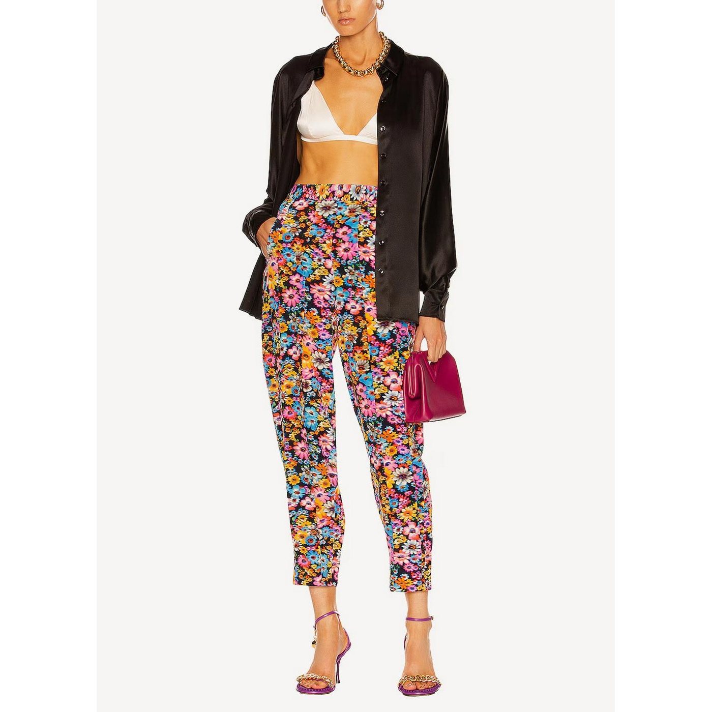 Christelle Trousers - Multicolor Pink - Women