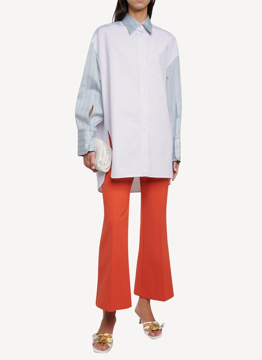 Stella Mc Cartney - Camisa Shirt - White/Blue - Mujer