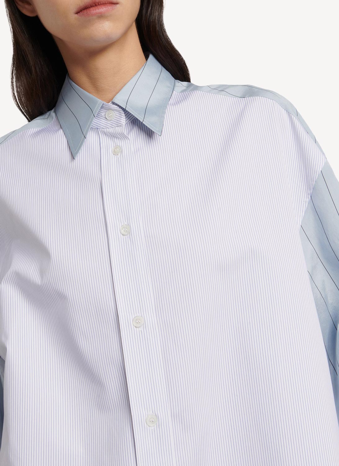 Stella Mc Cartney - Camisa Shirt - White/Blue - Mujer