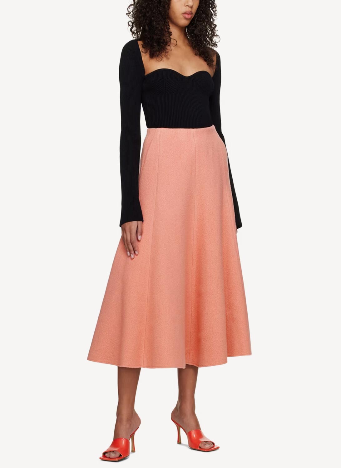 Tailored Skirt - Caramel - Women