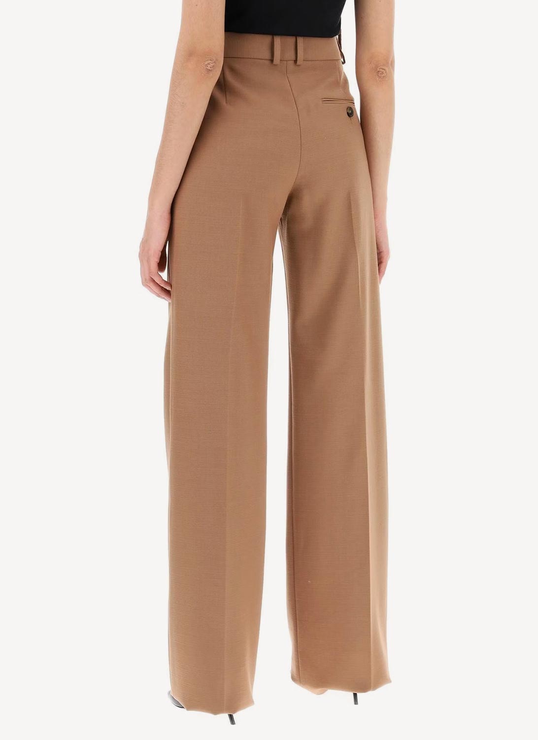 Stella Mc Cartney - Ready-To-W Trousers Wool Flannel - Light Camel - Women