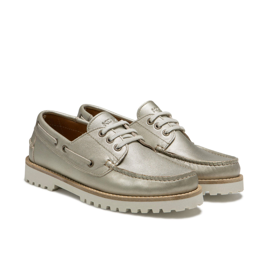 Scarpe da barca Stone F S - Oro