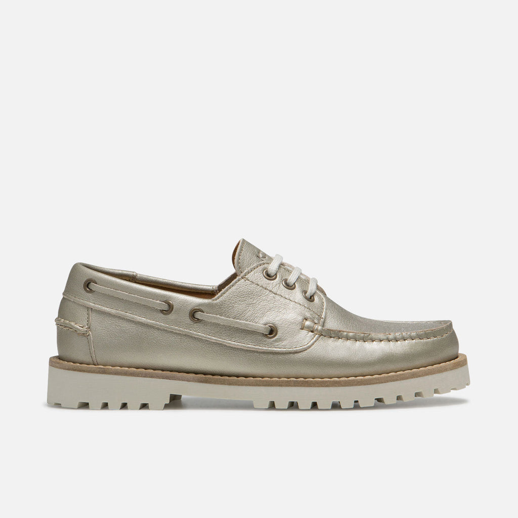 Scarpe da barca Stone F S - Oro