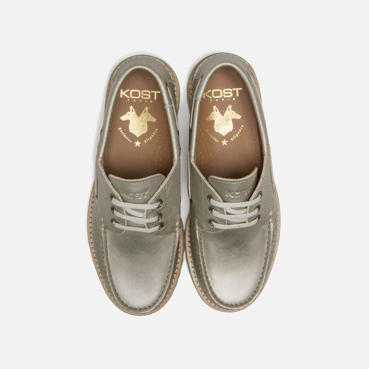 Scarpe da barca Stone F S - Oro