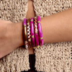 Pulsera Juhu - Monochrome Grenat