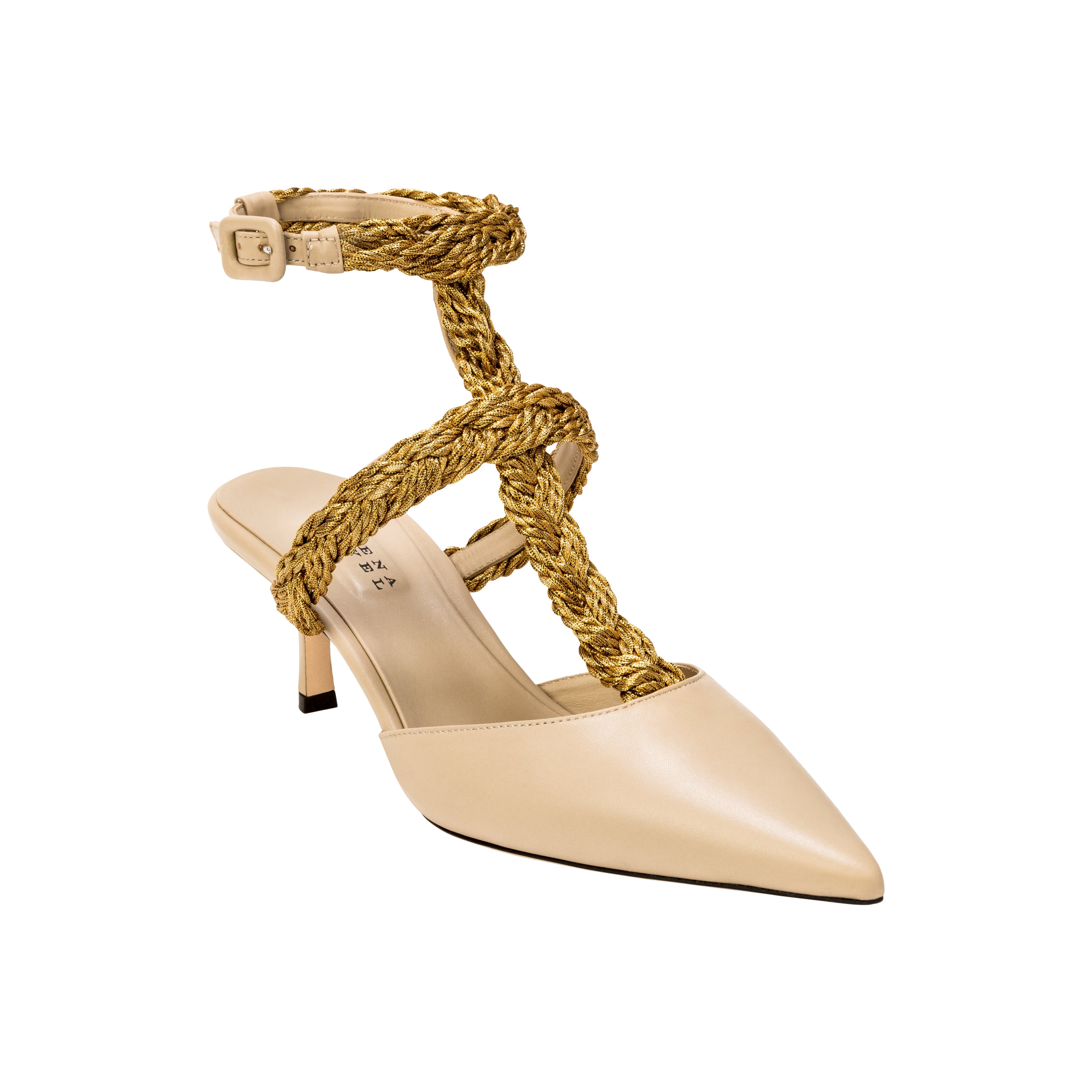 Ronda Sand Ankle Mules Sandal
