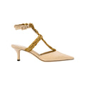 Ronda Sand Ankle Mules Sandal