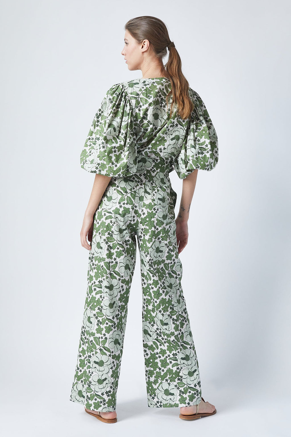 Top Peggy - Green Bloom - Femme