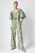 Top Peggy - Green Bloom - Femme
