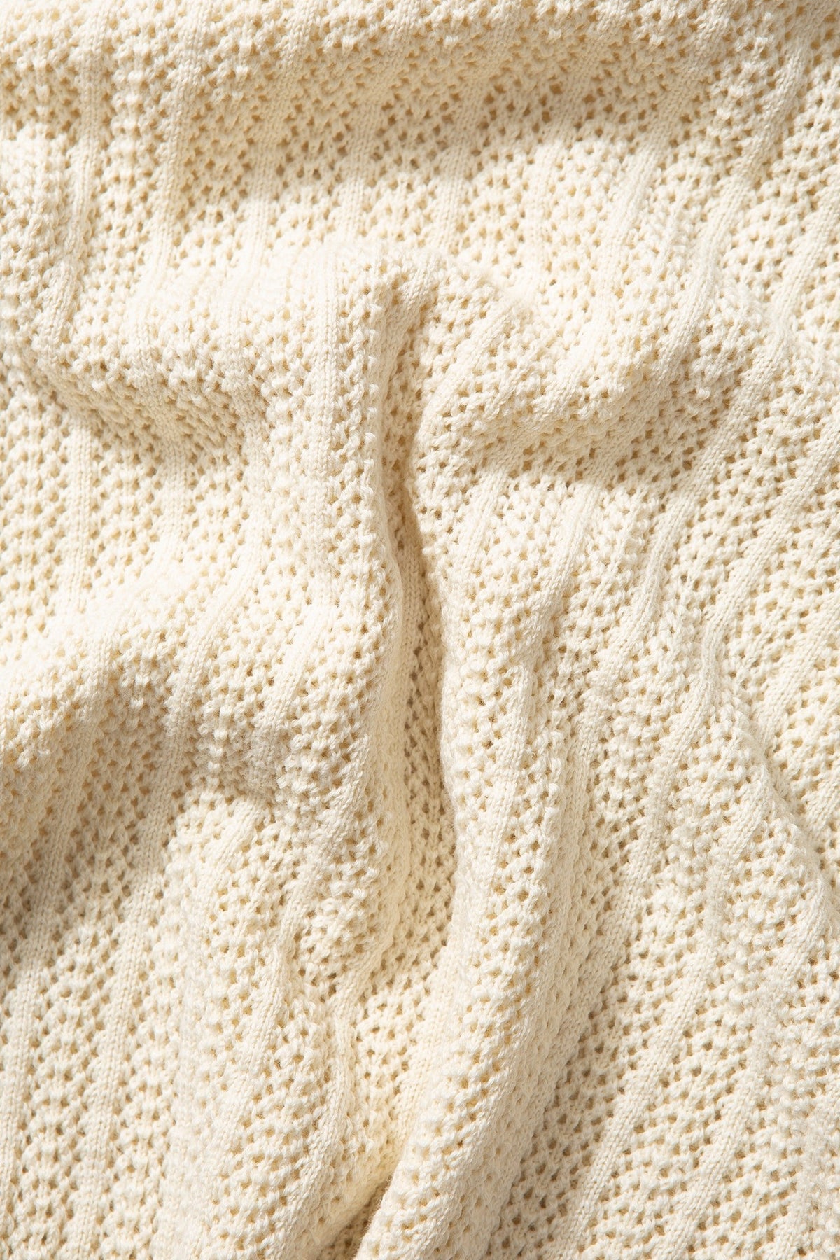 Summer Sailor Beige Striktrøje