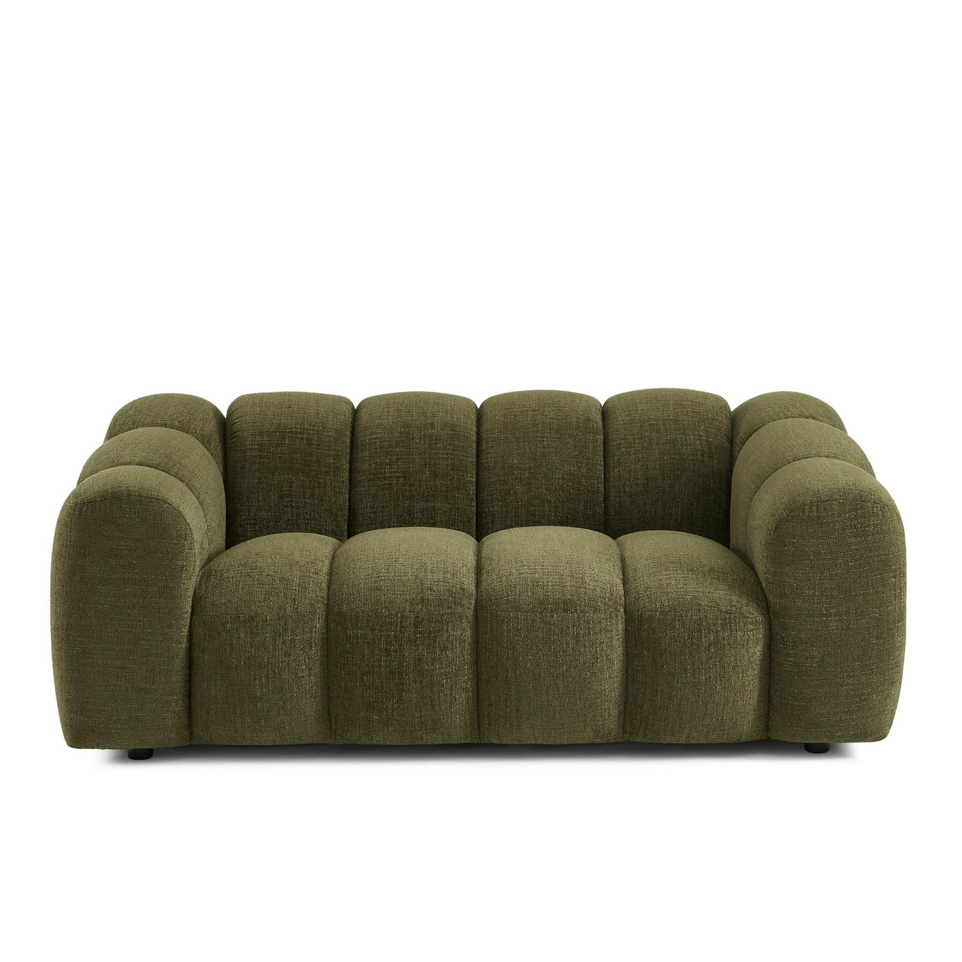 Sunny - Canapé 2 Places - Tissu Tweed - Vert
