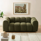 Sunny - Canapé 2 Places - Tissu Tweed - Vert