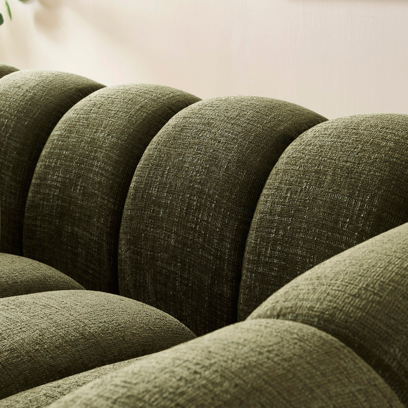 Sunny - Canapé 2 Places - Tissu Tweed - Vert