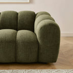 Sunny - Canapé 2 Places - Tissu Tweed - Vert